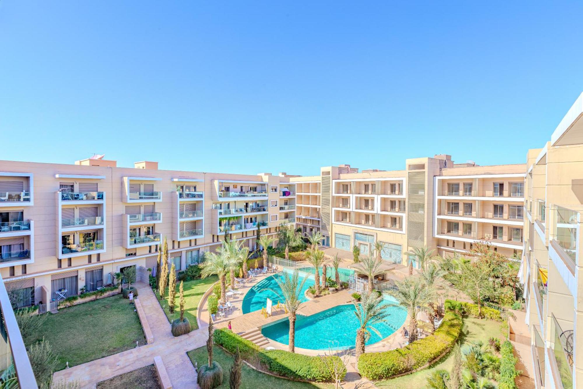 Апартаменты Royal Deluxe Gold - Marrakech, Luxe Pool View Марракеш Экстерьер фото